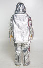 Aluminum Foil Thermal Insulation Suit Clothing No Melting With Silver Color